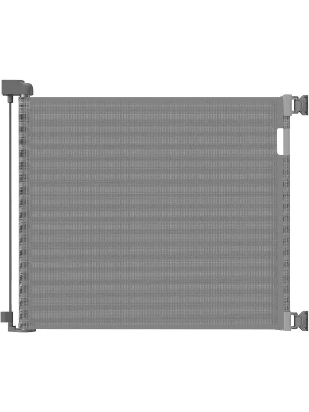 Retractable Mesh Baby Gate for Doorways & Stairs, Easy One-Hand Operation